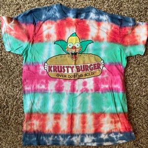The Simpsons Shirt Large Tie Dye